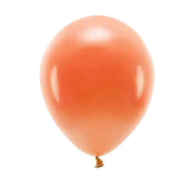 Balony lateksowe Eco Pastel PartyDeco pomarańczowe 26 cm 10 szt