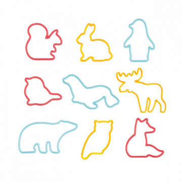 Molds, cookie cutters - Tescoma - Animals, 9 pcs.