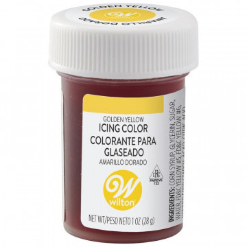 Food coloring gel - Wilton - golden yellow, 28 g