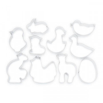 Set of cookie cutters, cookie cutters - Smolik - Easter mix, 10 pcs