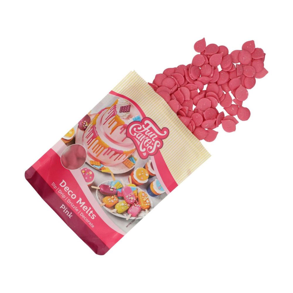 Deco Melts pastilles - FunCakes - pink, 250 g