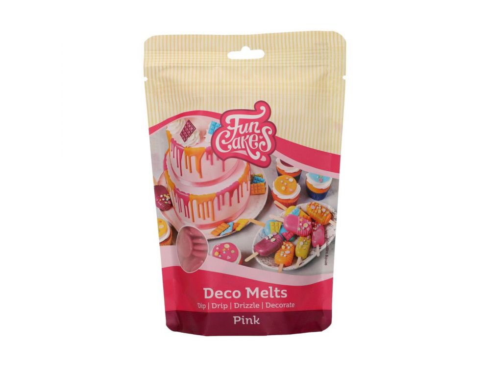 Deco Melts pastilles - FunCakes - pink, 250 g