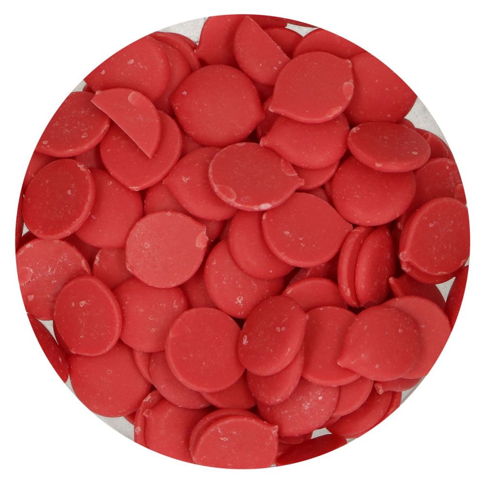 Deco Melts pastilles - FunCakes - red, 250 g