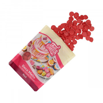 Deco Melts pastilles - FunCakes - red, 250 g