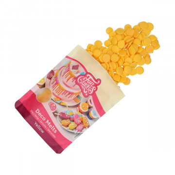 Deco Melts pastilles - FunCakes - yellow, 250 g