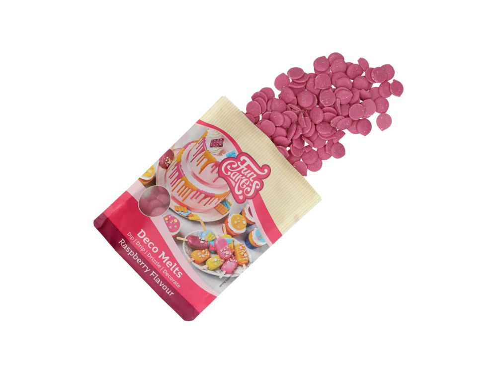 Pastylki Deco Melts - FunCakes - malinowe, 250 g