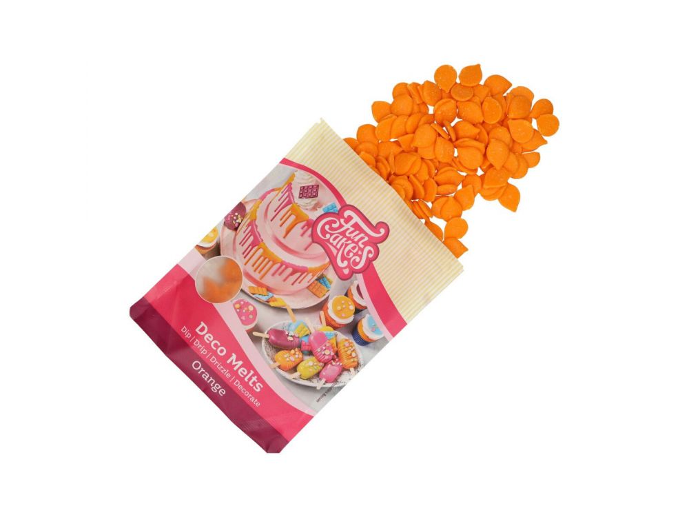 Deco Melts - FunCakes - orange, 250 g