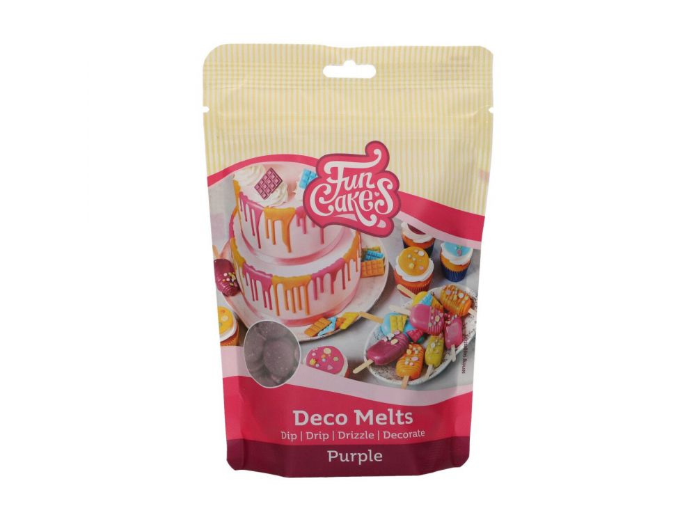 Deco Melts pastilles - FunCakes - purple, 250 g