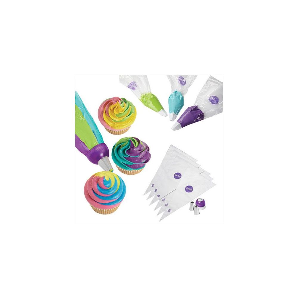 A set of accessories to decorate cupcakes - Wilton - 9 pcs.