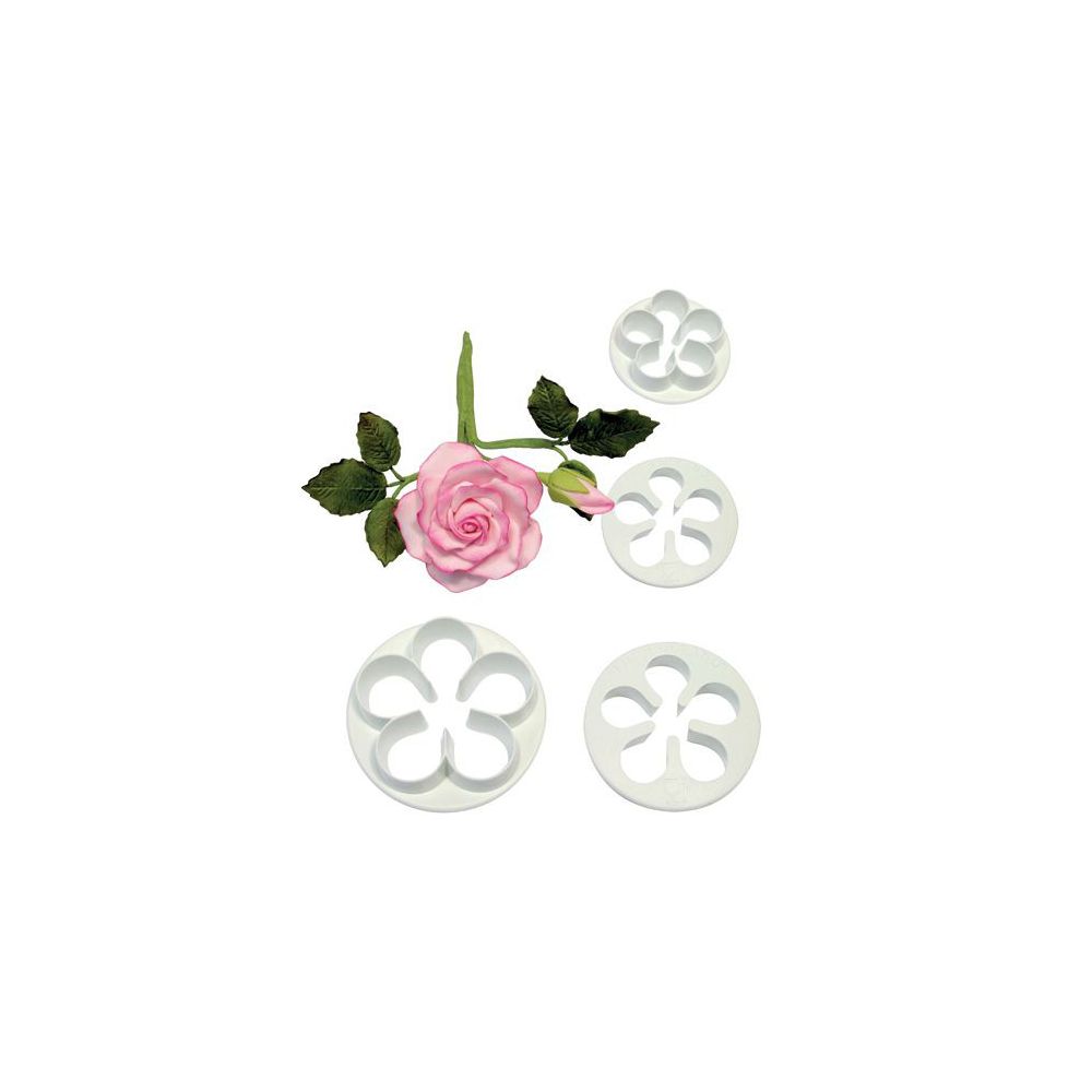 Set of cookie cutters - PME - flower, 4 pcs.