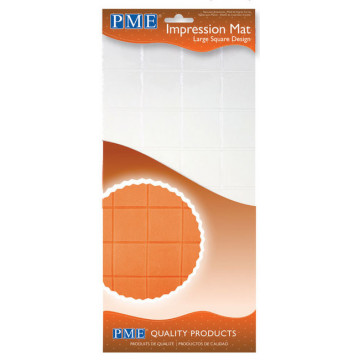 Structural pattern mat - PME - large squares, 15 x 30.5 cm