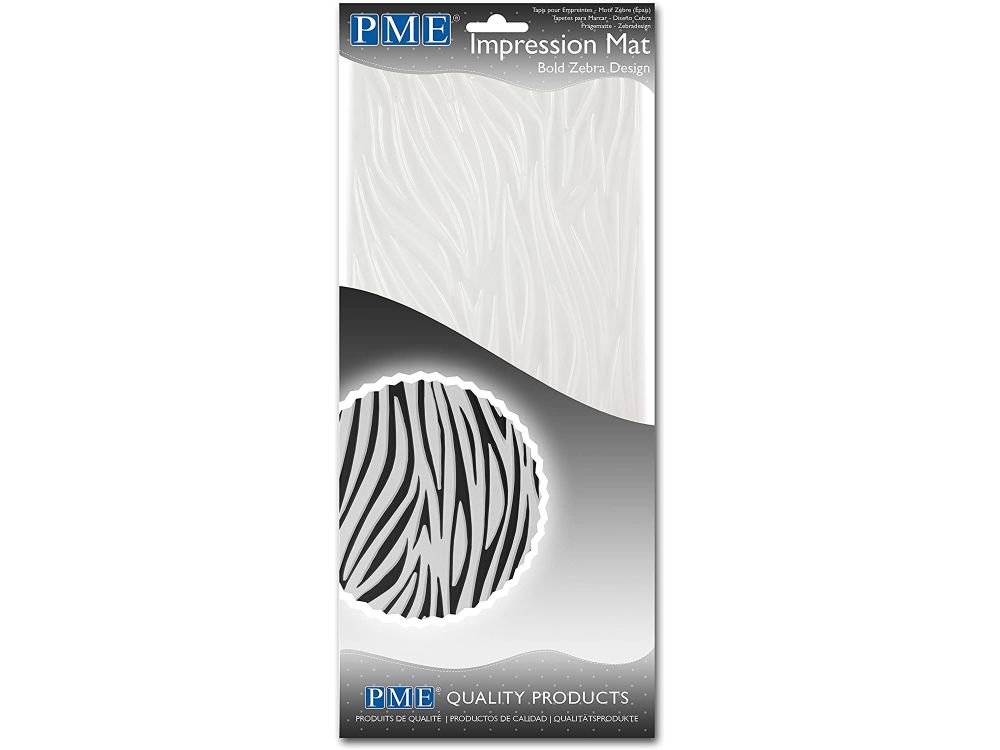 Structural pattern mat - PME - zebra, 15 x 30.5 cm