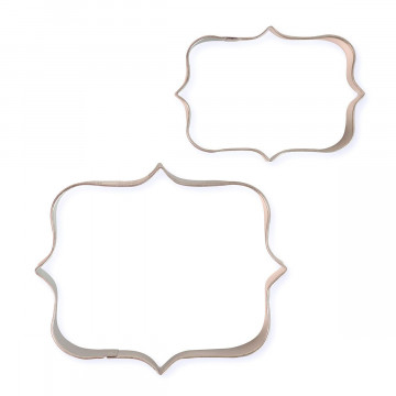 Molds, cookie cutters - PME - frames, pattern 1, 2 pcs.