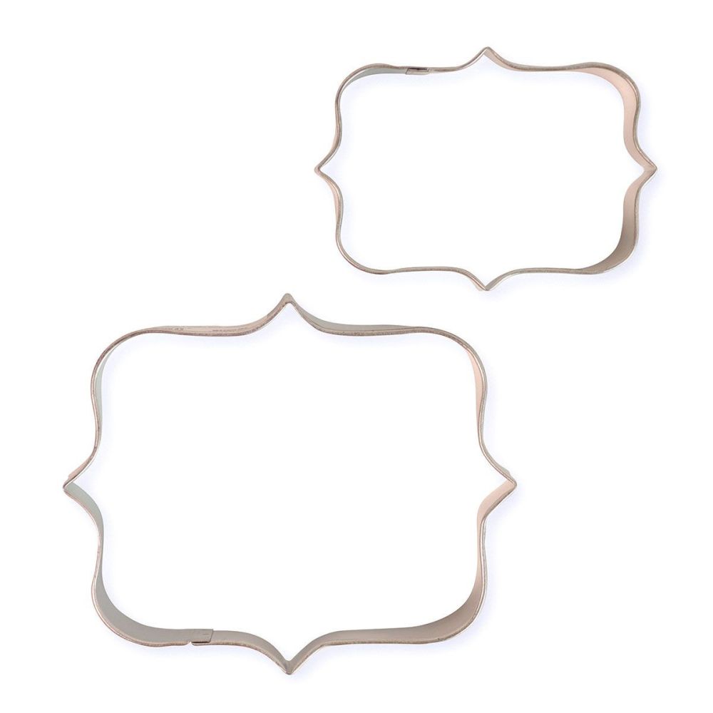 Molds, cookie cutters - PME - frames, pattern 1, 2 pcs.
