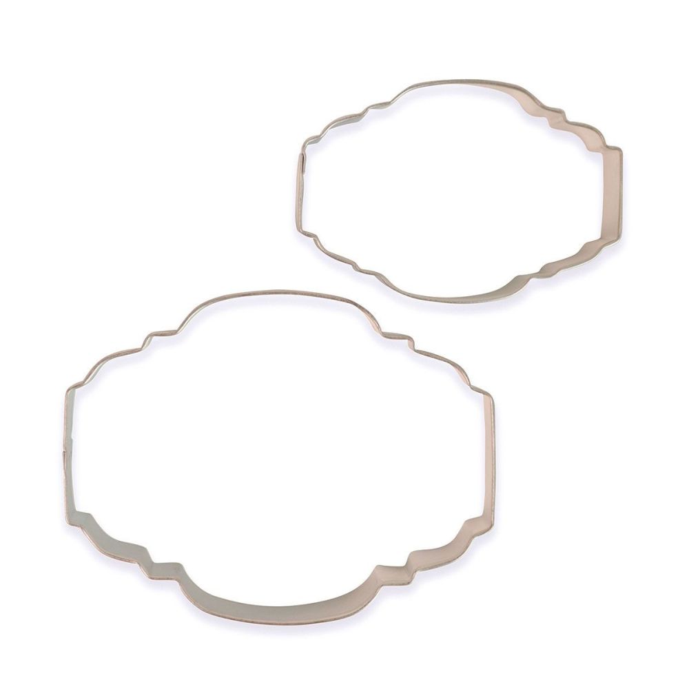 Molds, cookie cutters - PME - frames, pattern 2, 2 pcs.