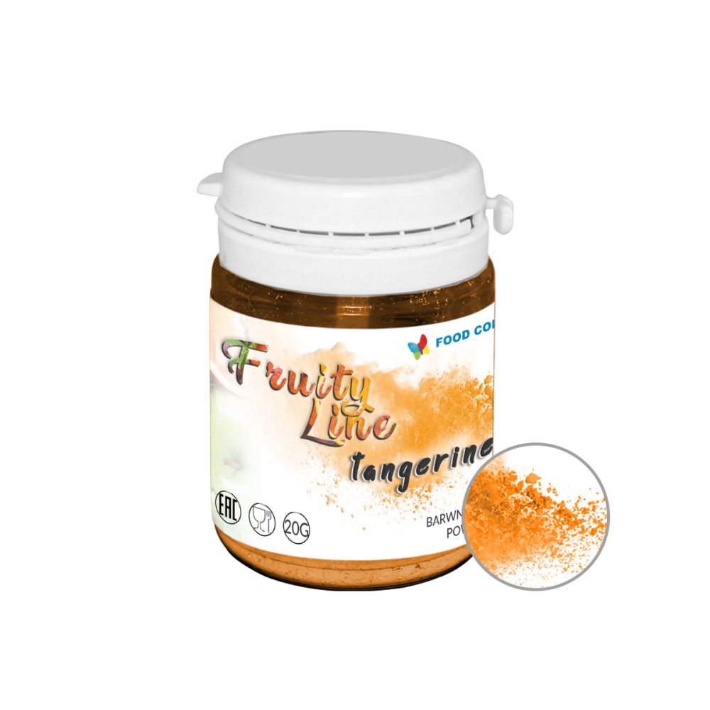 Natural dye powder - Food Colors - tangerine, 20 g