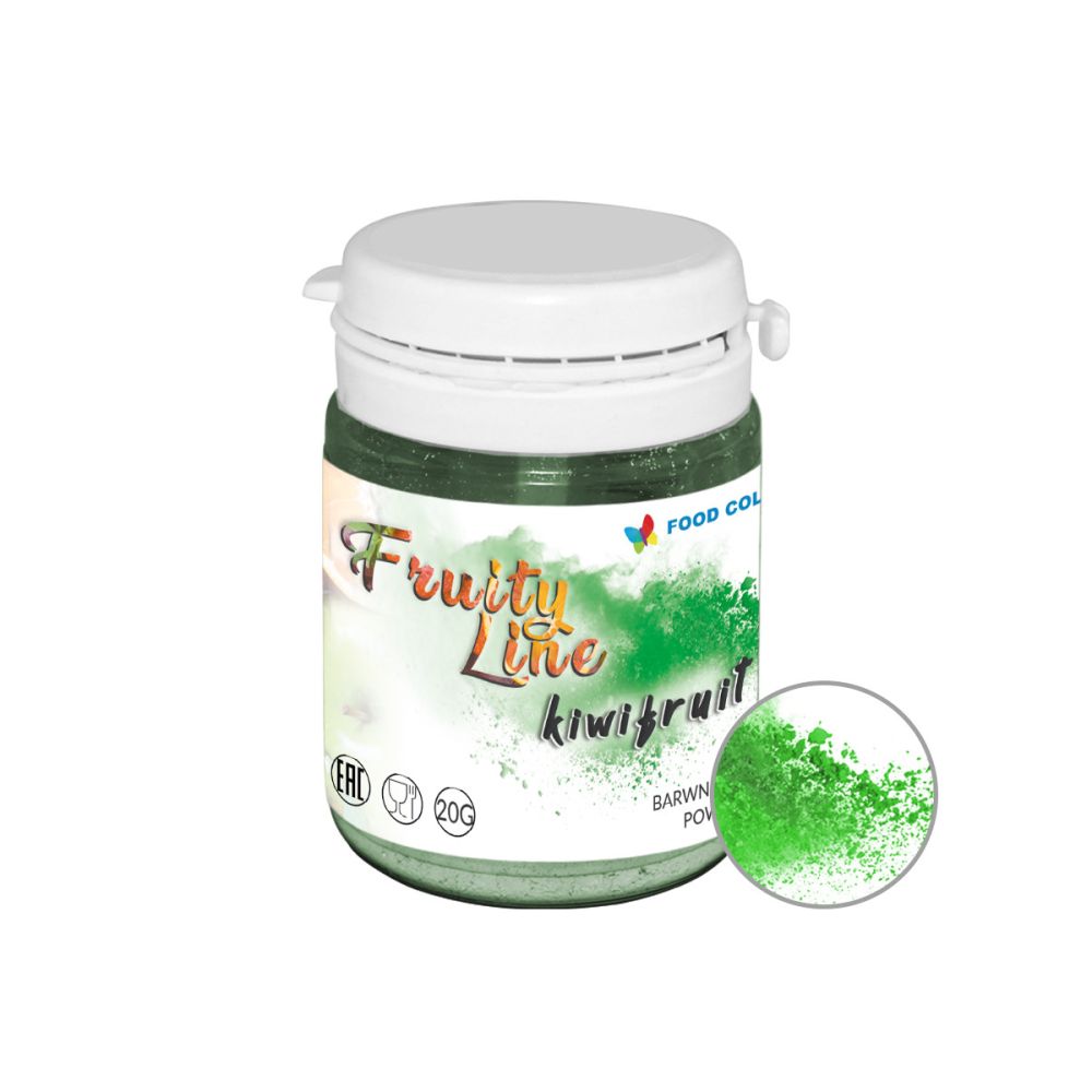 Natural dye powder - Food Colors - kiwifruit, 20 g