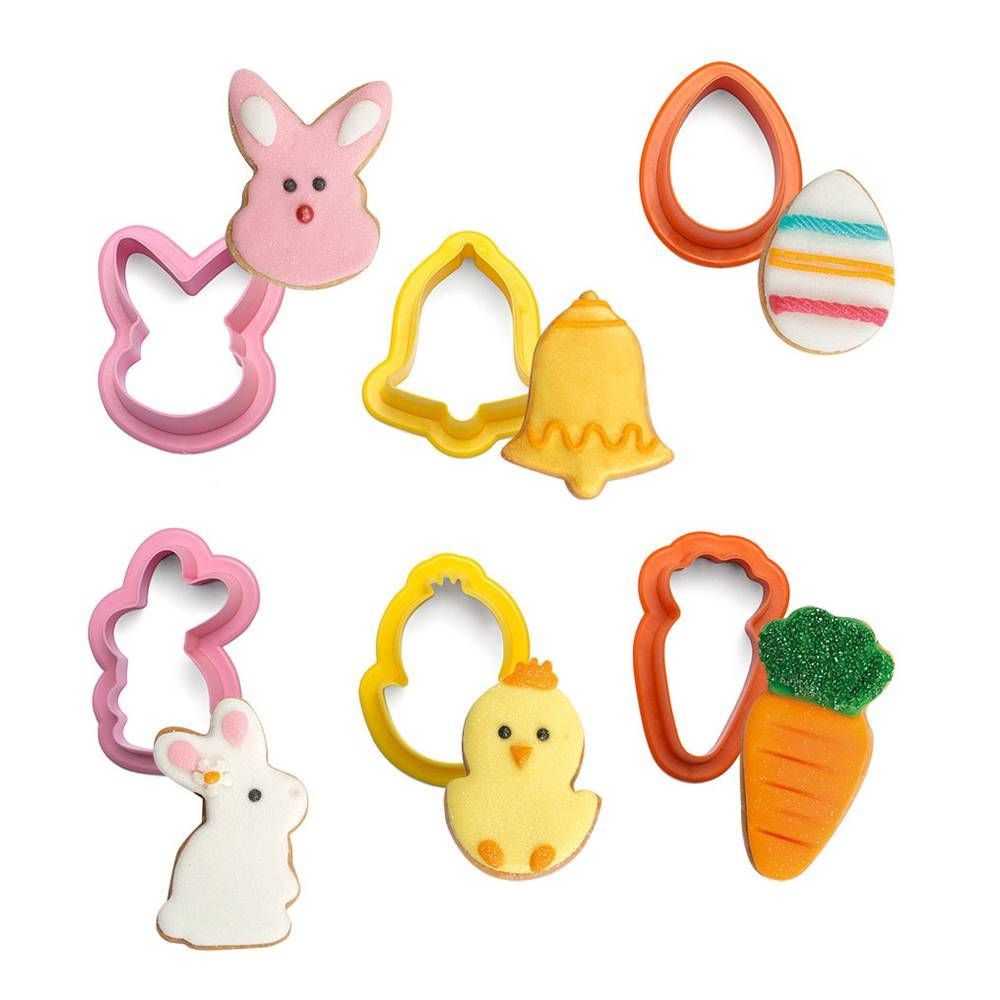 Molds, cookie cutters - Decora - Easter, 6 pcs.