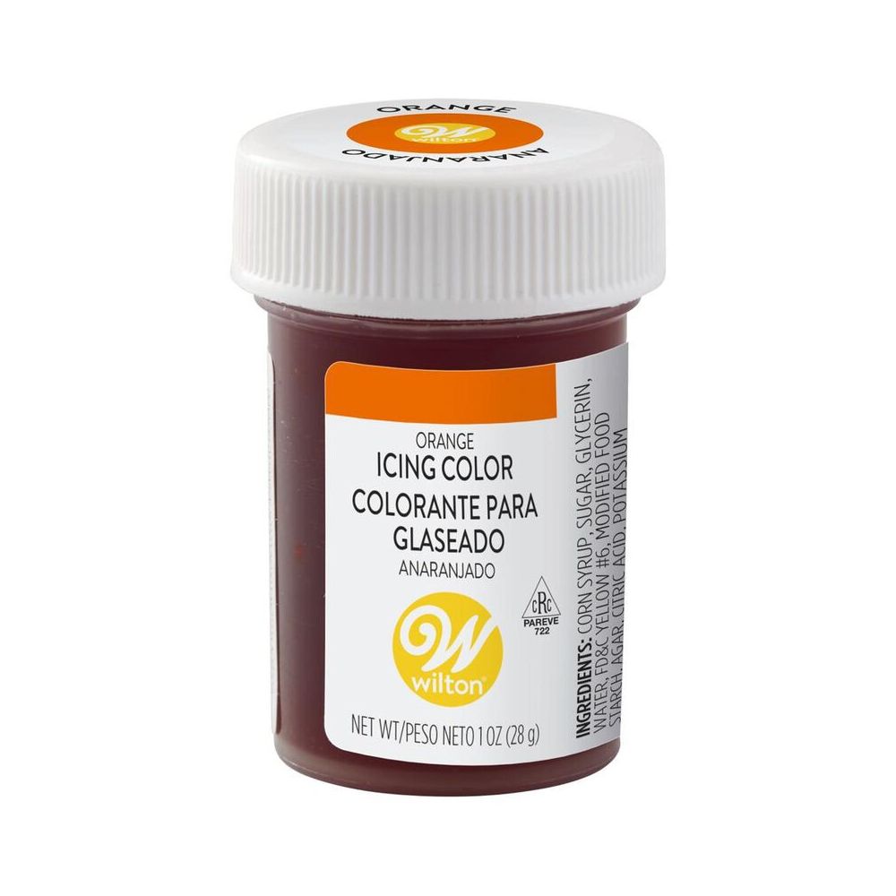 Food coloring gel - Wilton - orange, 28 g