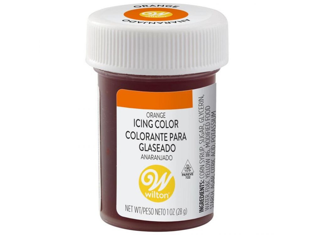 Food coloring gel - Wilton - orange, 28 g
