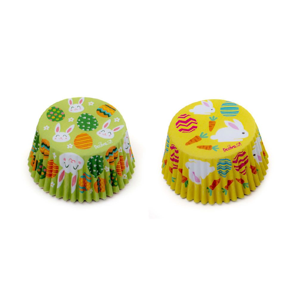 Muffin cases - Decora - Easter, 50 x 32 mm, 36 pcs.