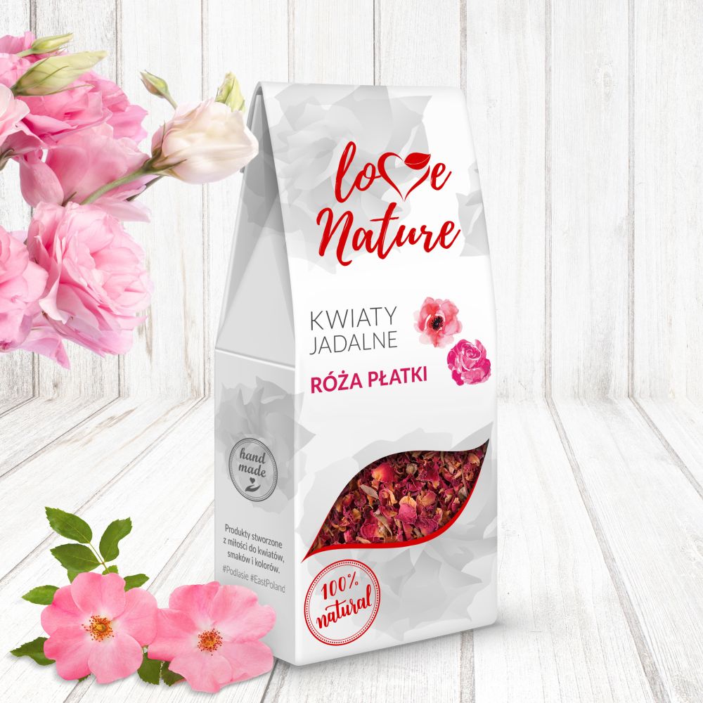 Edible flowers - Love Nature - rose petals, 20 g