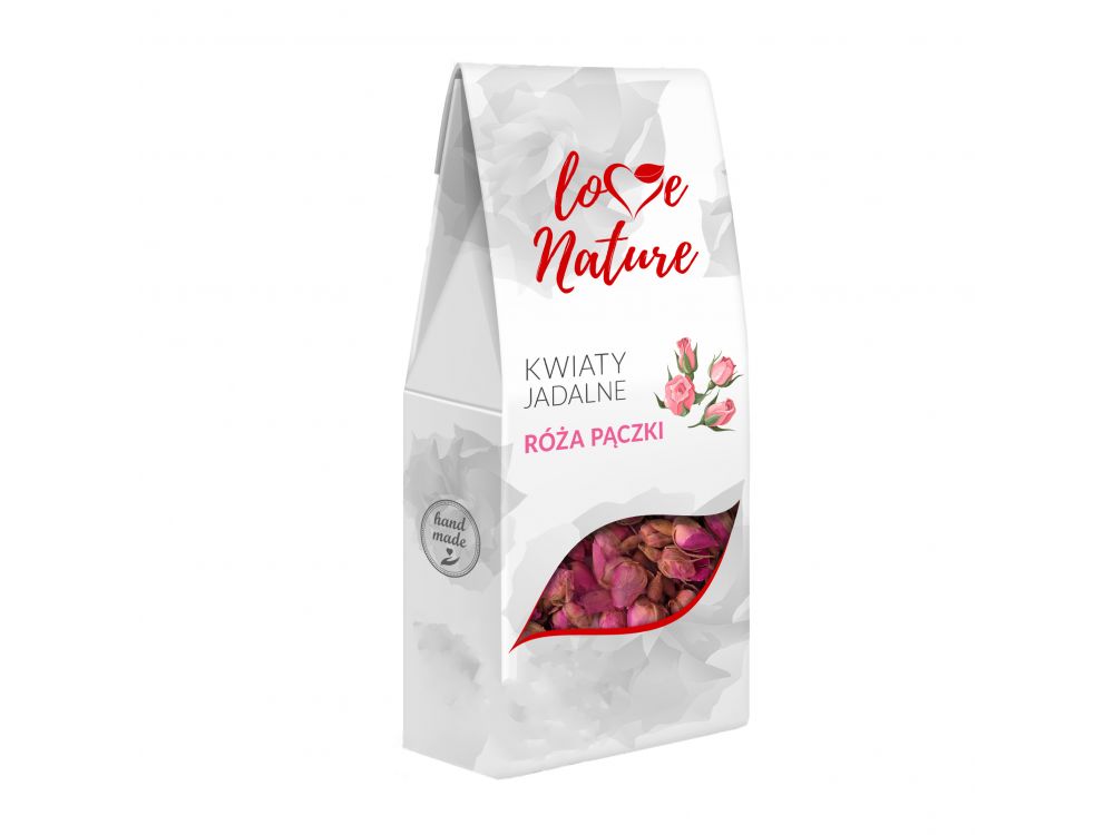 Kwiaty jadalne - Love Nature - pączki róży, 20 g