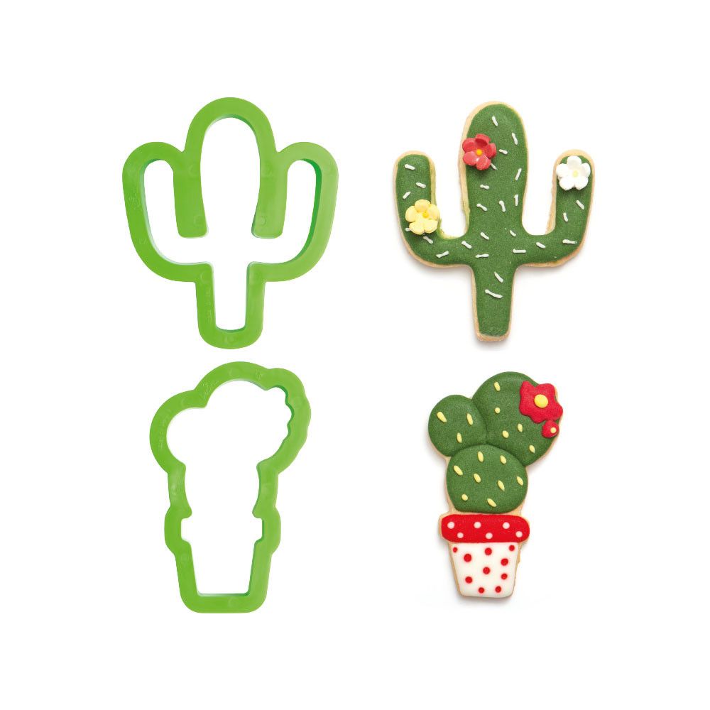 Molds, cookie cutters - Decora - cactus, 2 pcs.
