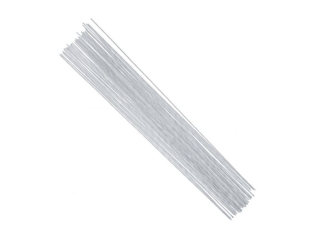 Floral wires - Decora - white, 1,20 mm, 50 pcs.