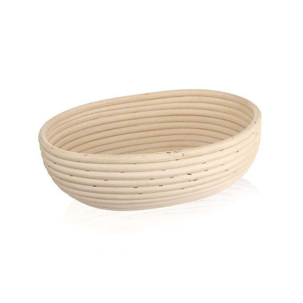 Rattan bread proofing basket - Orion - oval, 28 cm