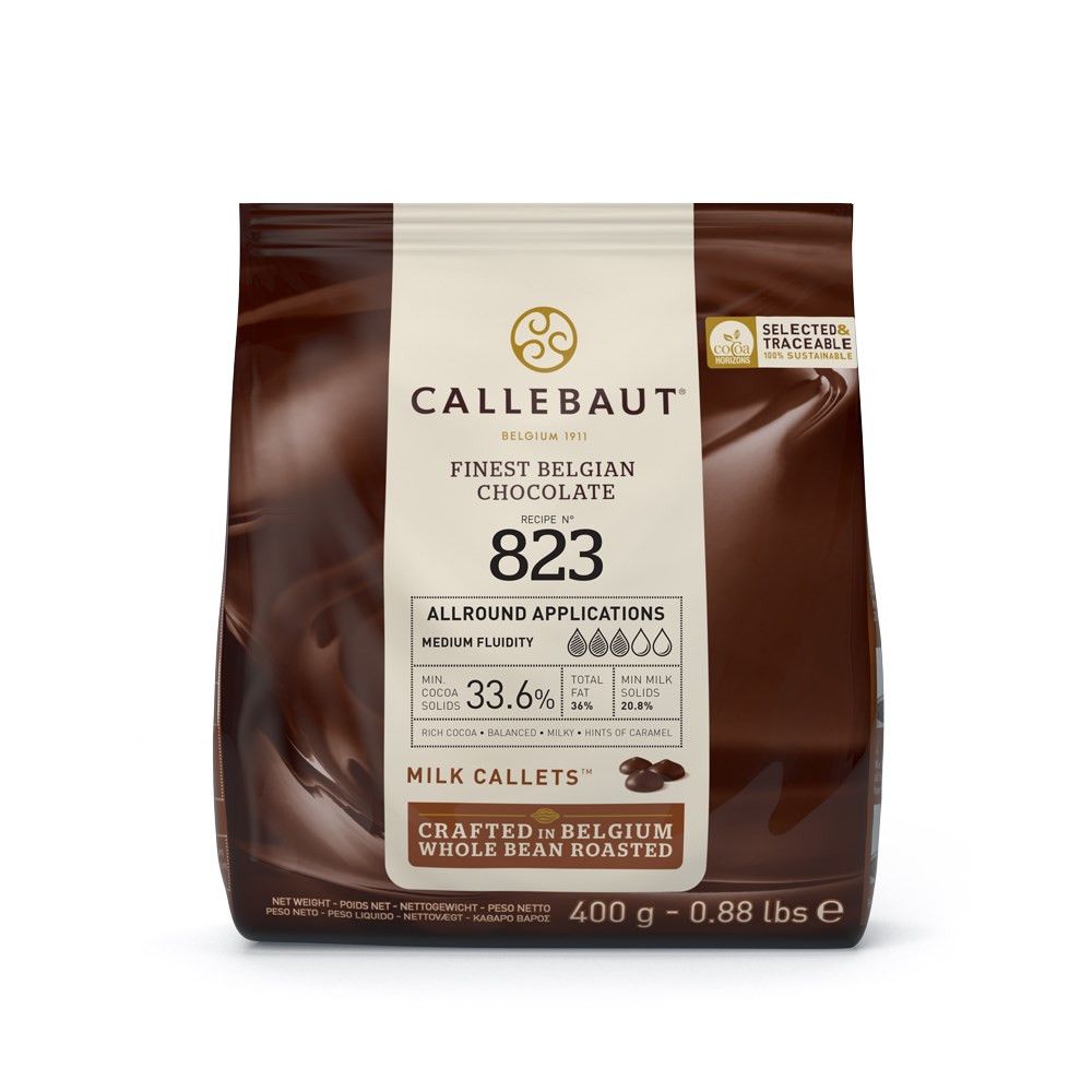 Belgian chocolate - Callebaut - milk callets, 400 g