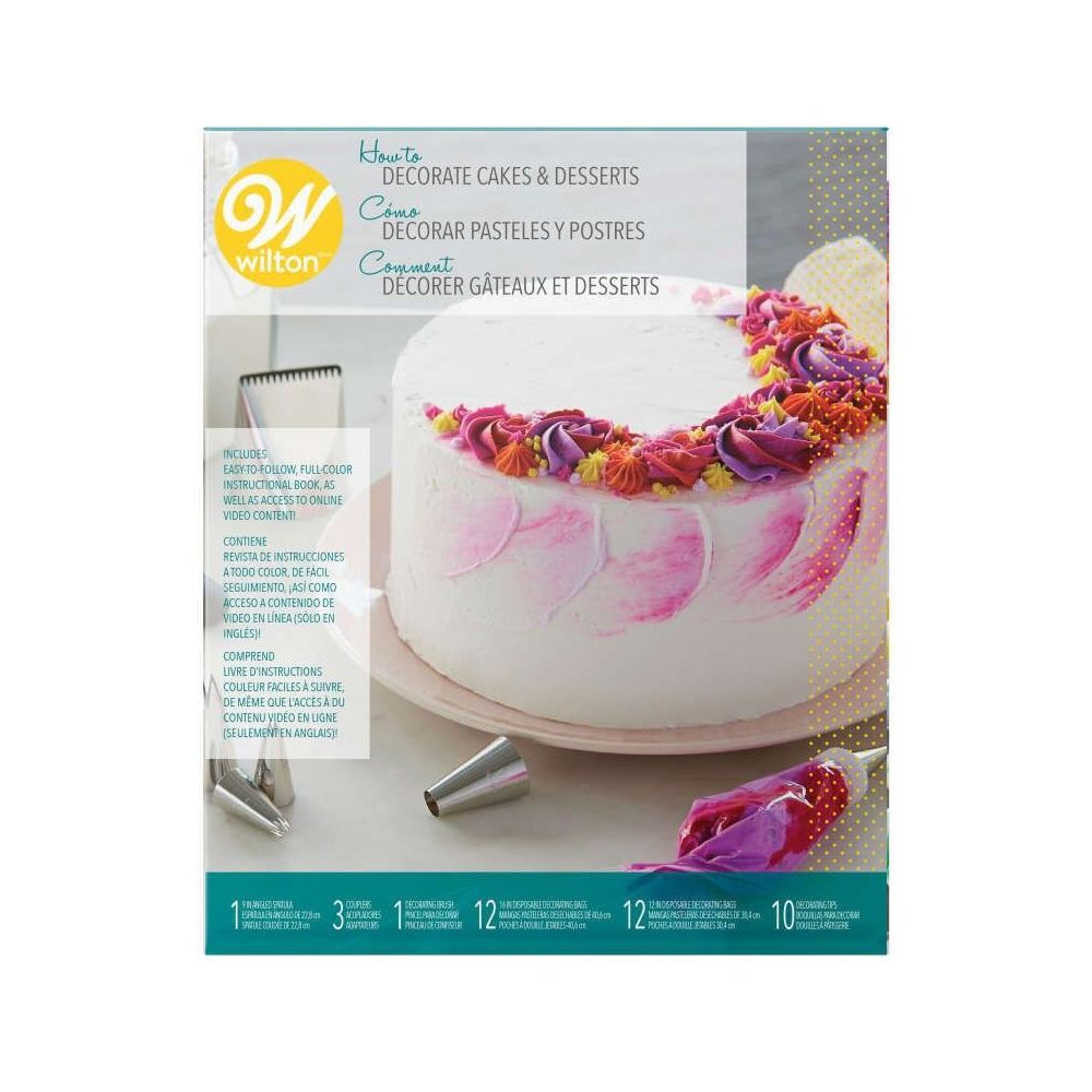 Cake Decorating Kits Including Cake Turntable 48 Ice Piping - Temu