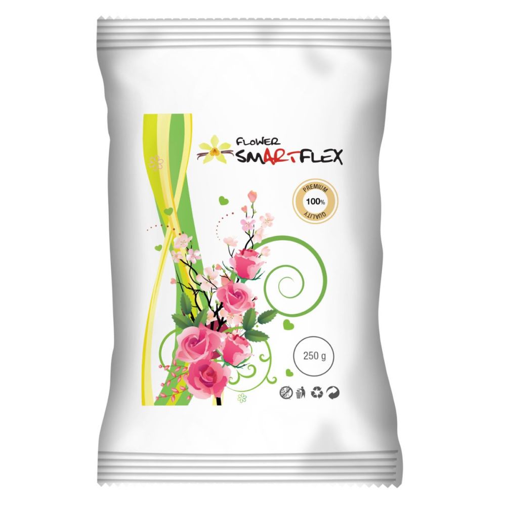 Masa cukrowa do modelowania kwiatów - SmartFlex - biała, 250 g