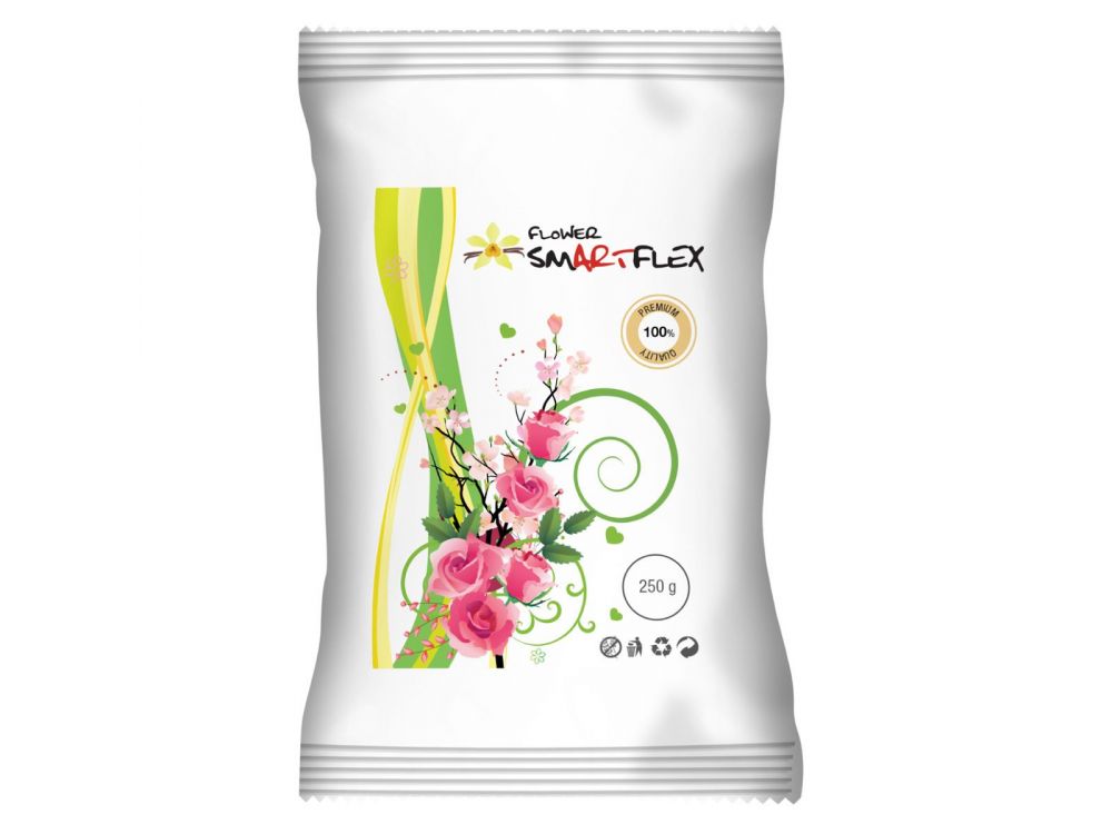 Masa cukrowa do modelowania kwiatów - SmartFlex - biała, 250 g