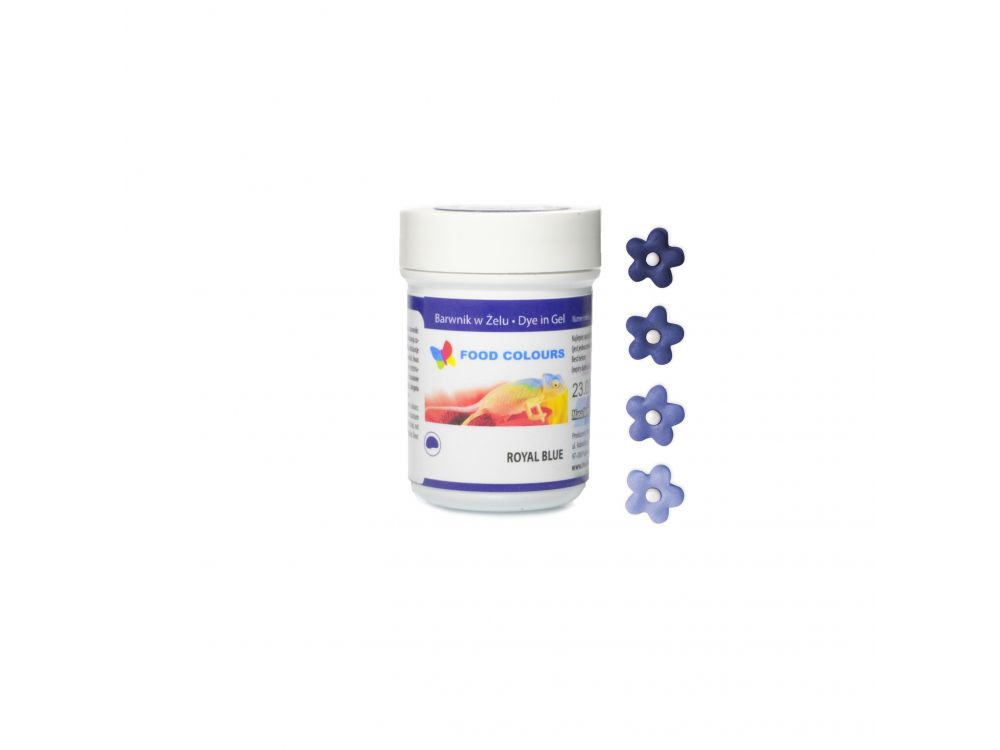 Food coloring gel in a jar - Food Colors - navy blue, 35 g
