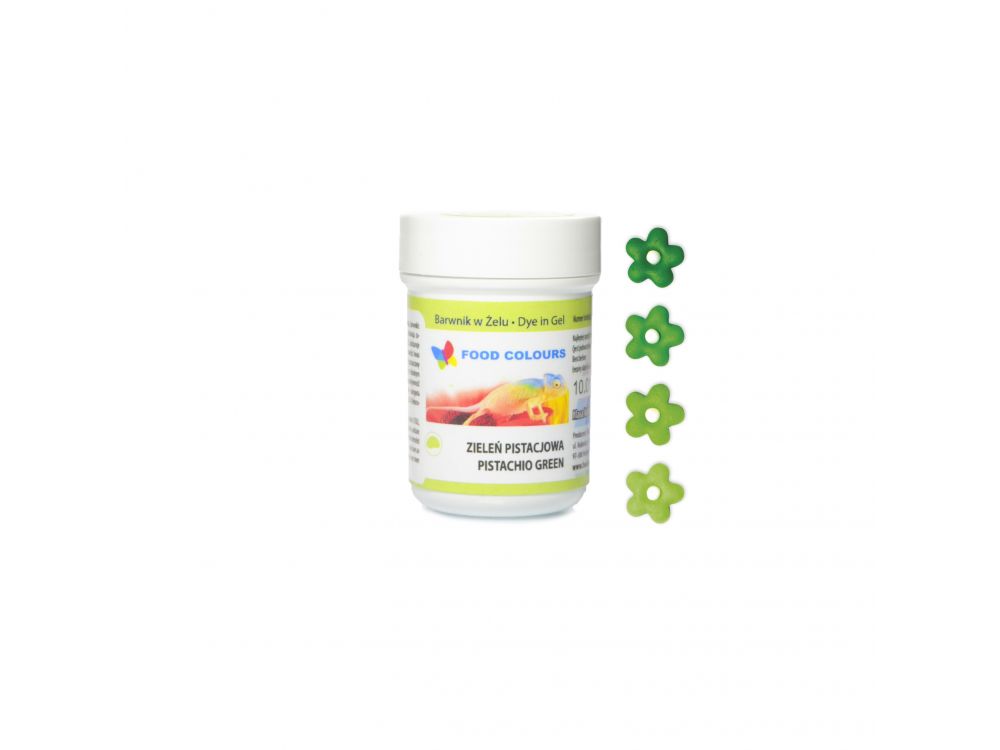 Food coloring gel in a jar - Food Colors - pistachio, 35 g