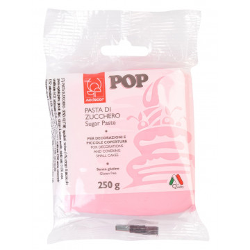 Masa cukrowa, fondant Pop - Modecor - różowa, 250 g