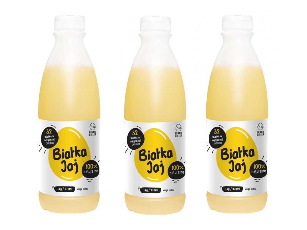 Płynne białka jaj kurzych - Farma Białka - 3 kg