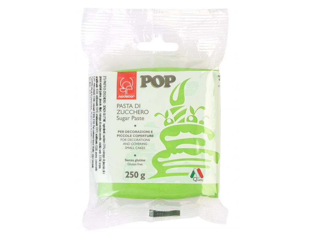 Masa cukrowa Pop - Modecor - zielona, 250 g