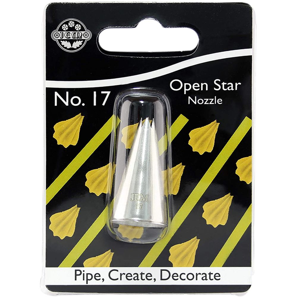 Decoration tip - JEM - open star, no. 17