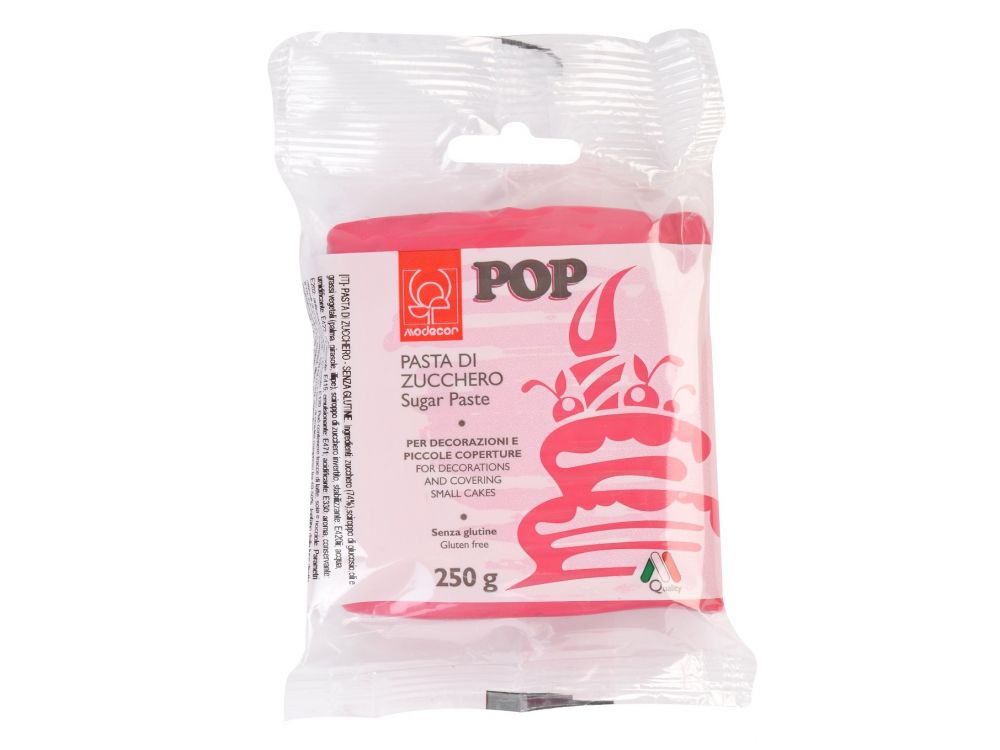 Masa cukrowa Pop - Modecor - fuksja, 250 g