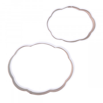 Molds, cookie cutters - PME - clouds, 2 pcs.