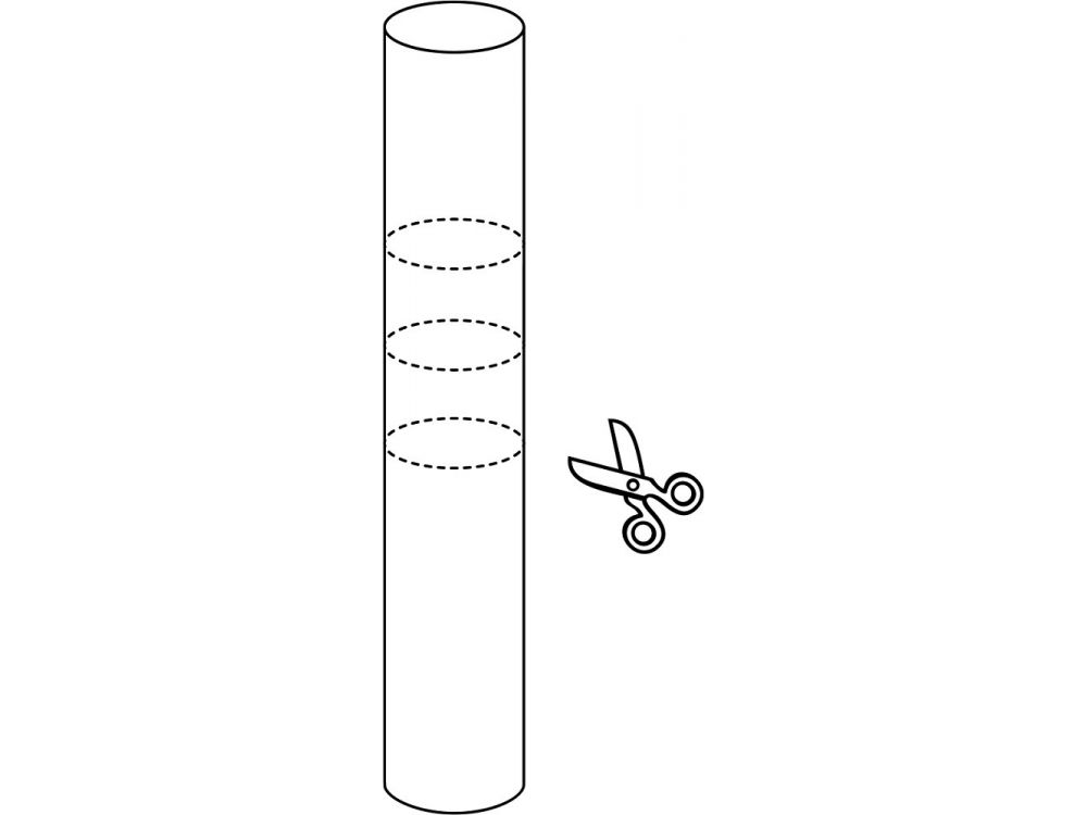 Plastic dowel rods support for cakes - Modecor - transparent