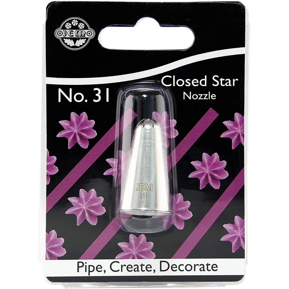 Decoration tip - JEM - closed star, no. 31
