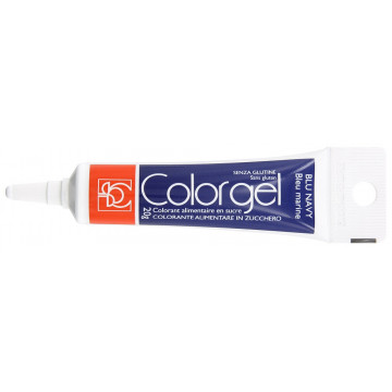 Color gel in tube - Modecor - navy blue, 20 g