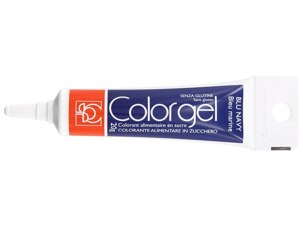 Barwnik spożywczy w żelu Colorgel - Modecor - granatowy, 20 g