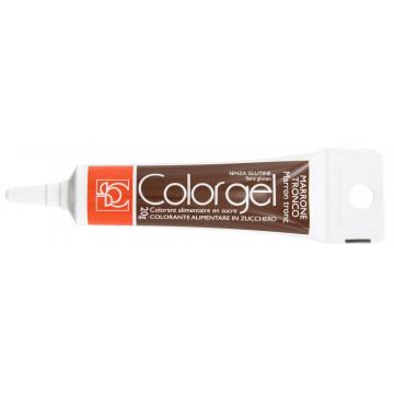 Color gel in tube - Modecor - brown, 20 g