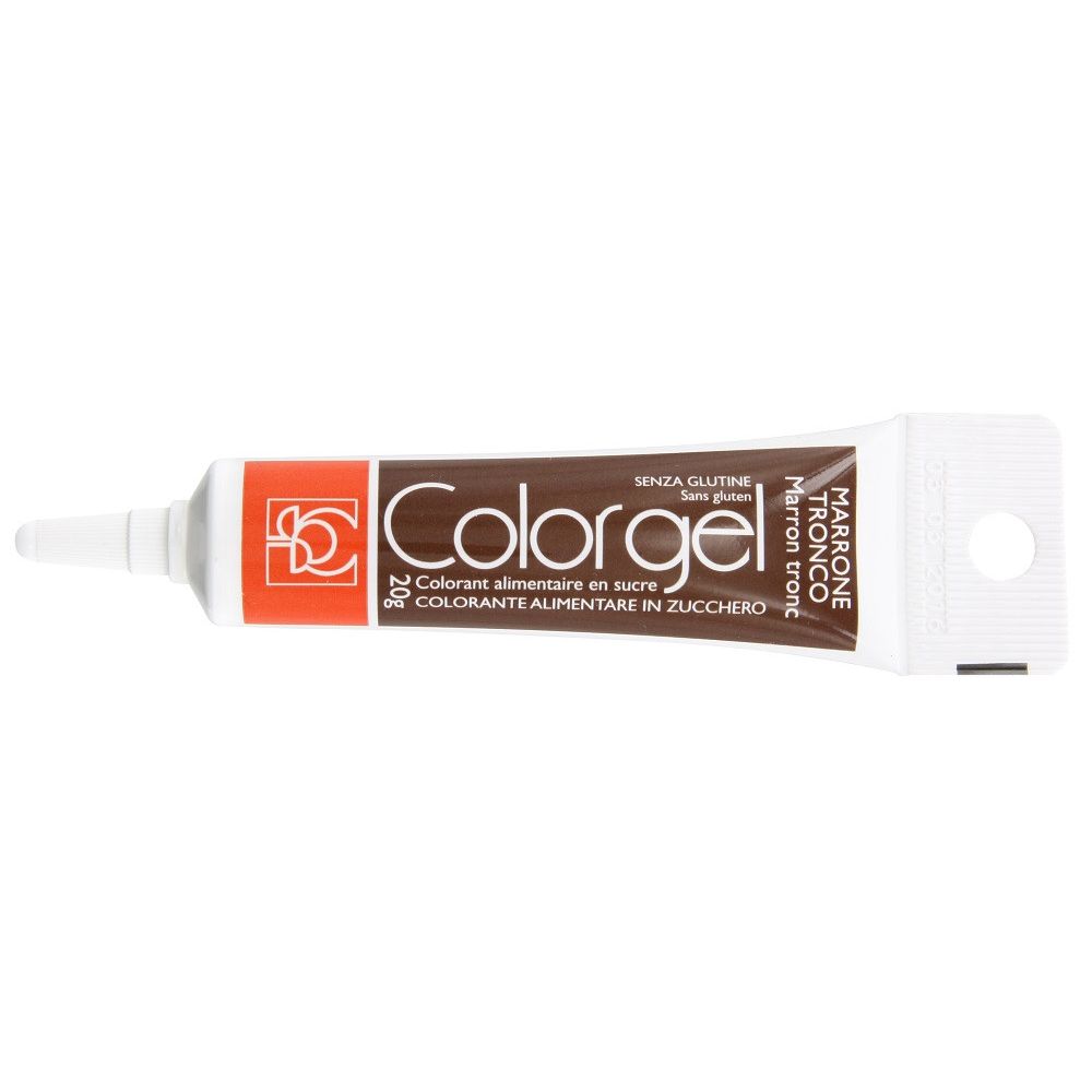 Color gel in tube - Modecor - brown, 20 g