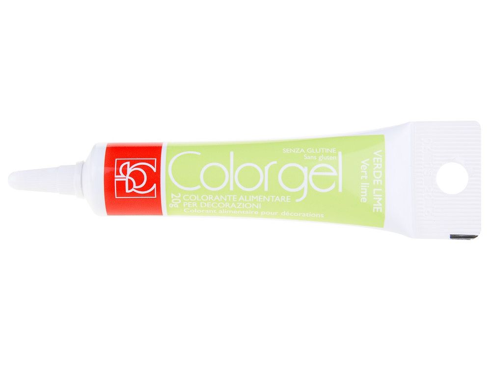 Color gel in tube - Modecor - lime green, 20 g