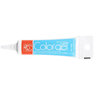Color gel in tube - Modecor - sky blue, 20 g